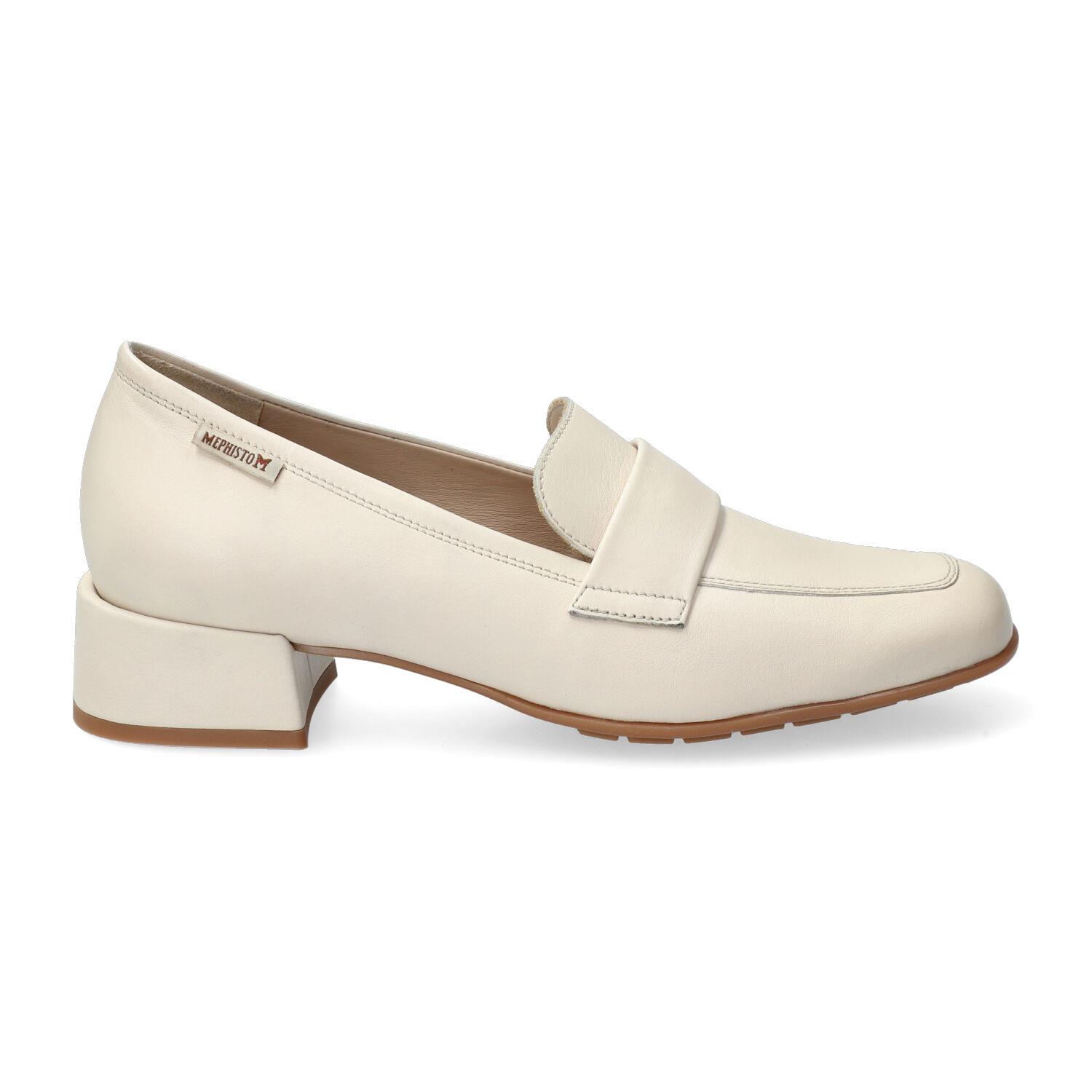 mocassins femme modèle Josephine Blanc casse - Mephisto